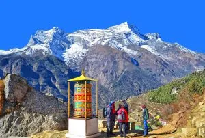 Himalaya-regionen i Sagarmatha National Park, Nepal